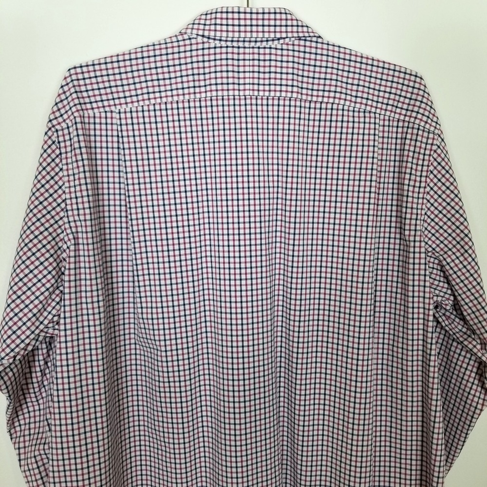 Polo Ralph Lauren Men Performance Check Button Up Shirt Sz 2X Big Nylon Stretch - Picture 5 of 8
